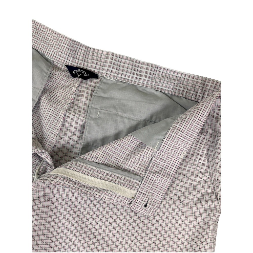 Callaway Golf Shorts Mens 36 Performance Stretch Plaid Lightweight‎ Casual Golf